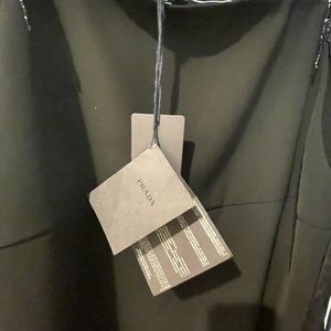 Prada Dress with Beaded Fringe Detail Straps | Gala Night | Size 42